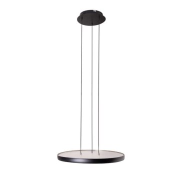 Maxlight Vik - hanglamp - Ø 48 x 120 cm - 40W LED incl. - zwart en goud
