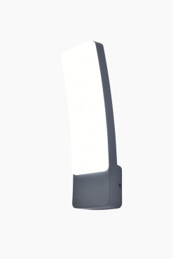Lutec Kira - buiten wandverlichting - slimme verlichting - 11 x 8,3 x 31,1 cm - 19W LED incl. - IP54 - antraciet