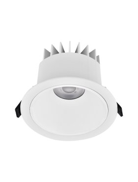Nova Luce Brady - inbouwspot - Ø 10 x 7,5 cm - Ø 90 mm inbouwmaat - 10W LED incl. - IP67- wit