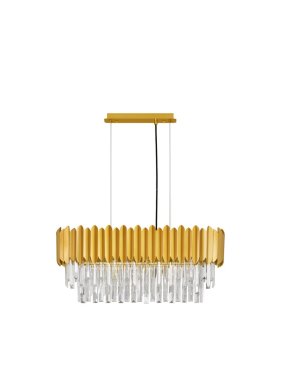 Nova Luce Magnolia - hanglamp - 70 x 25 x 120 cm - goud