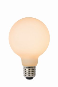 Lucide LED lamp - Ø 8 x 12,2 cm - E27 - 8W - 3 StepDim - 2700K tot 2200K - Opaal