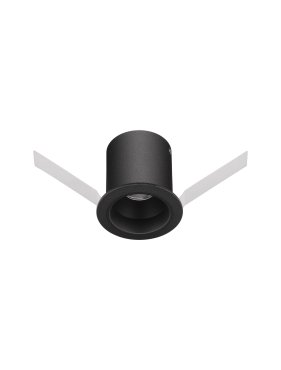 Nova Luce Uho - inbouwspot - Ø 45 mm - inbouwmaat 38 mm - 3W LED incl. - zwart