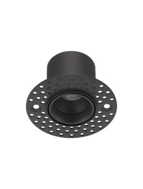 Nova Luce Uho - inbouwspot - Ø 68 mm - inbouwmaat 40 mm - 3W LED incl. - zwart