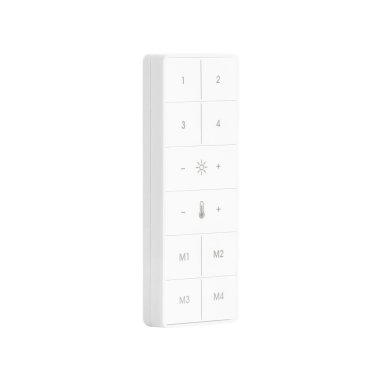 Nordlux Smart Remote - afstandbediening - slimme verlichting - 6,7 x 12 x 1,46 cm - wit