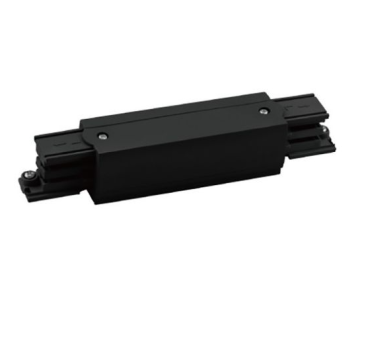Maxlight Track - voeding rechte connector voor rails - 166 x 31,5 x 32,5 mm - zwart