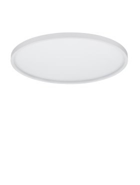 Nova Luce Chet - plafondlamp met afstandsbediening - Ø 58,3 x 6,5 cm - 49W dimbare LED incl. - zandwit
