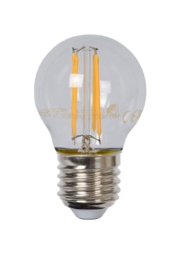 Lucide LED filament lamp - Ø 4,5 x 7,4 cm - E27 - 4W dimbaar - 2700K - transparant