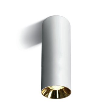 SHOWROOMMODEL - ONE Light Chill Out Cylinder GU10 - opbouwspot 1L - Ø 7,5 x 25 cm - wit - Incl. reflector