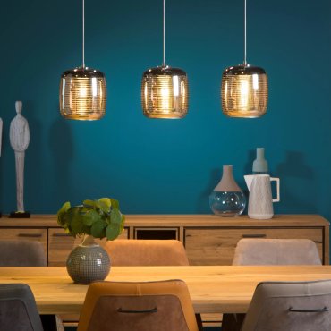 Lucide Eryn - hanglamp - 88 x 20 x 157 cm - chroom