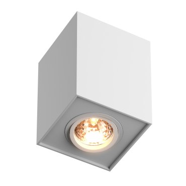 Zuma Line Quadro - opbouwspot - 9,6 x 9,6 x 12 cm - wit
