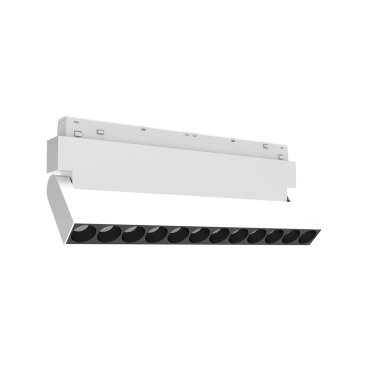 VK Lighting Eiva - magnetisch railsysteem - kantelbare railbalk - 21,9 x 2,15 x 9,9 cm - 12W LED incl. - DALI dimbaar - wit