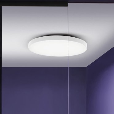 Nova Luce Perfect Profile - plafondlamp - Ø 80 x 10 cm - 80W dimbare LED incl. - wit