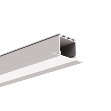 Klus Larko - inbouw ledprofiel - 4,62 x 2,45 cm - geanodiseerd zilver