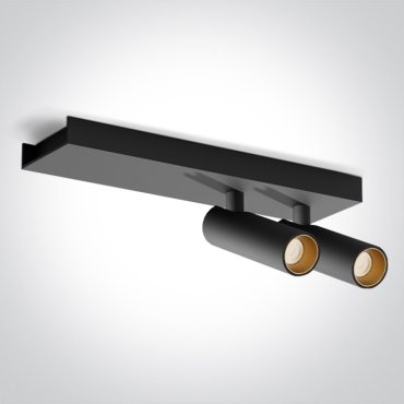 ONE Light Wall &amp; Ceiling LED - opbouwspot 2L - 25 x 7 x 10 cm - 2 x 5W LED incl. - zwart