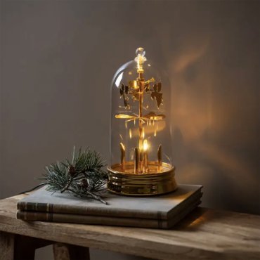 Konstsmide Angel chimes - kerstverlichting - Ø 13,3 x 26,5 cm - goud