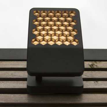 Lutec Atlantis - verstraler - 22,2 x 14,1 x 10,8 cm - 13,7W LED incl. - 4000K - IP54 - donker grijs