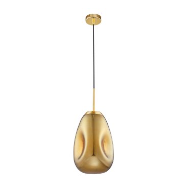 SHOWROOMMODEL - Nova Luce Lava - hanglamp - Ø 22,5 x 120 cm - goud