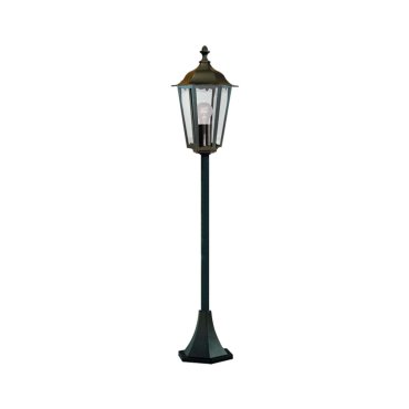 Searchlight Alex - lantaarnpalen - Ø 22 x 105 cm - IP44 - zwart