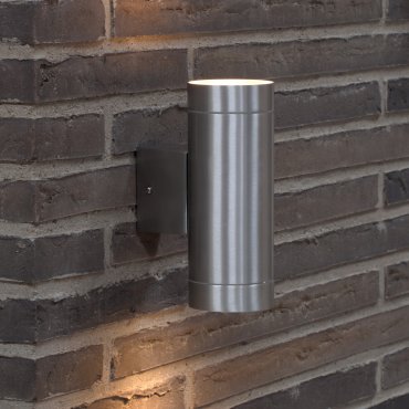 Nordlux Tin Maxi - buiten wandverlichting - 7,6 x 19 x 12,5 cm - IP54 - aluminium