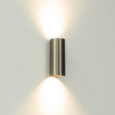 Artdelight Roulo2 - wandverlichting -  Ø 6,5 x 15,4 cm - licht brons