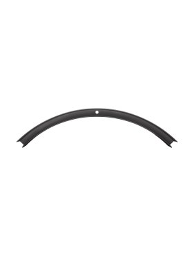 Nova Luce Breda - 90° bocht voor flexibele magnetische rail - 3,5 x 6,8 cm - straal van 45 cm - zwart