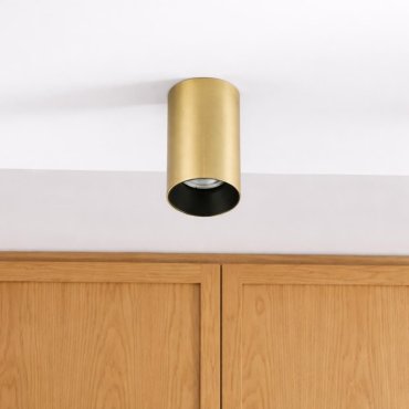 Faro Stan - plafondverlichting - Ø 6 x 10,5 cm - goud