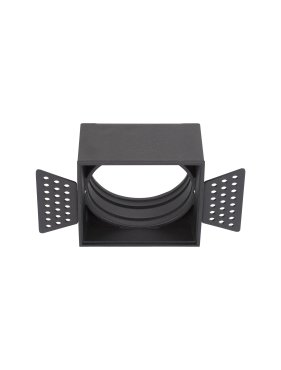 Nova Luce Wall Washer - inbouwspot voor LED-module - 7,4 x 7,4 cm - zwart