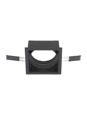 Nova Luce Wall Washer - inbouwspot voor LED-module - 8,5 x 8,5 cm - zwart
