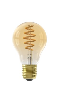 Calex Smart - Standaard led lamp - Ø 6 x 10,5 cm - E27 - 7W - dimfunctie en instelbare lichtkleur via app - RGB+W - amber
