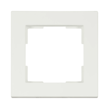 Ion Industries V1 - enkelvoudig afdekraam - mat wit