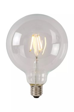Lucide LED class B filament lamp - Ø 9,5 x 13,8 cm - E27 - 7W dimbaar - 2700K - transparant