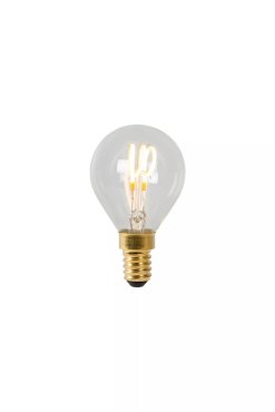 Lucide LED filament lamp - Ø 4,5 x 7,7 cm - E14 - 3W dimbaar - 2700K - transparant