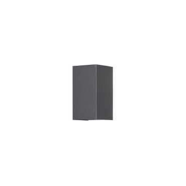 Konstsmide Cremona High Power - buiten wandlamp met 2 regelbare lichtbundels - 9,5 x 11,5 x 17 - 9W LED incl. - IP54 - antraciet