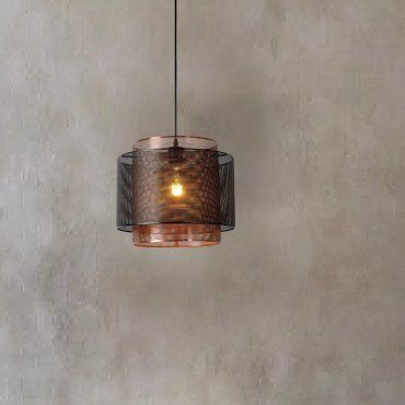 Lucide Orrin - hanglamp - Ø 34 x 160 cm - zwart