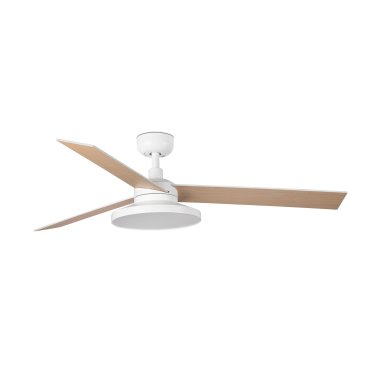 Faro Rudder Tak 3 L - plafondventilator met licht - Ø 132 - mat wit - 4000K