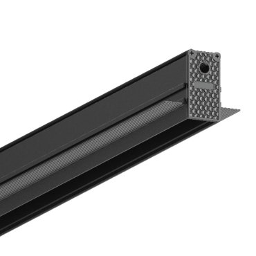 VK Lighting Eiva - magnetisch railsysteem - inbouwprofiel voor 12 mm gipsplaat - 6,3 x 5,3 cm - DALI dimbaar - zwart