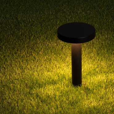 Nova Luce Mood - tuinpaal op piek - Ø 11 x 20 cm - 5W LED incl. - IP65 - donker antraciet