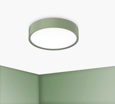 Century Italia Blanca Luxe - plafondlamp - Ø 30 x 7 cm - 17W LED incl. - groen