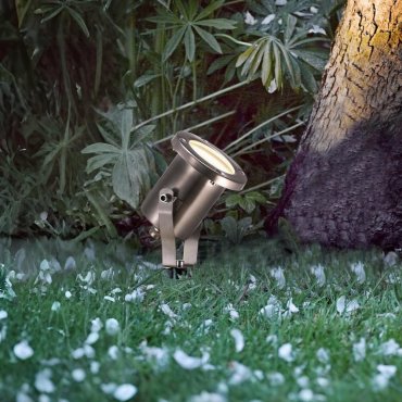 Nordlux Taurus - tuinspot op piek - Ø 10 x 31 cm - IP54 - roestvrij staal
