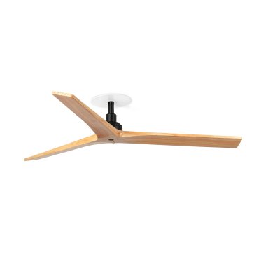 Faro Klim M - plafondventilator met inbouwrozet - Ø 125 cm - mat zwart en den