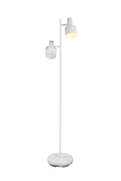 Artdelight Twinkle - vloerlamp - Ø 28 x 150 cm - wit