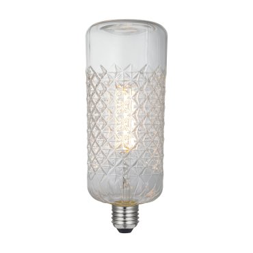 Daylight Italia Demetra LED Lamp - Ø 8 x 20,2 cm - E27 - 6W dimbaar - 2700K - transparant