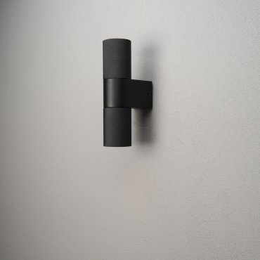 Konstsmide Temi Up/Down - buiten wandlamp - 6,5 x 11,5 x 23,5 cm - IP54 - zwart