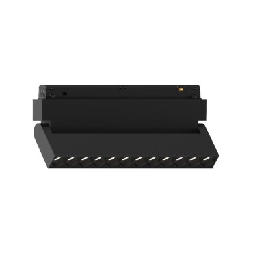 VK Lighting Eiva - magnetisch railsysteem - kantelbare railbalk - 21,9 x 2,15 x 9,9 cm - 12W LED incl. - DALI dimbaar - zwart