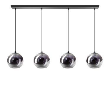 ETH Orb - hanglamp - 120 x 25 x  130 cm - zwart