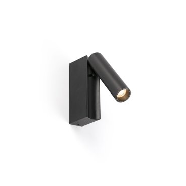 Faro Cronos - bedlamp - 8 x 12,1 x 3 cm - 4,5W LED incl. - mat zwart