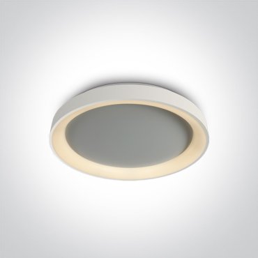ONE Light LED Decorative Plafo - plafondverlichting - Ø 37,5 x 5,7 cm - 30W dimbare LED incl. - wit