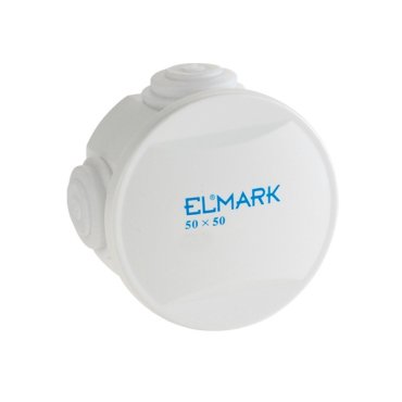 Elmark distributie box - Ø 5 cm - IP55 - wit