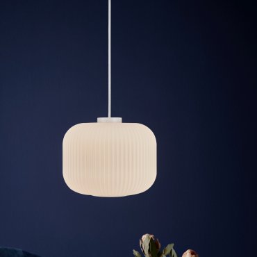 Nordlux Milford - hanglamp - Ø 30 x 323,5 cm - wit