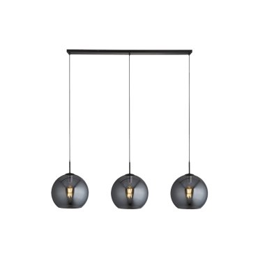 Searchlight Amsterdam - hanglamp - 120 x 30 x 240 cm - zwart